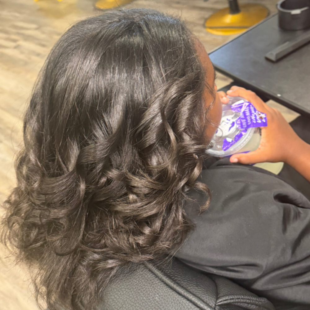 Silk Press at Blended Edge Salon in Great Falls, MT