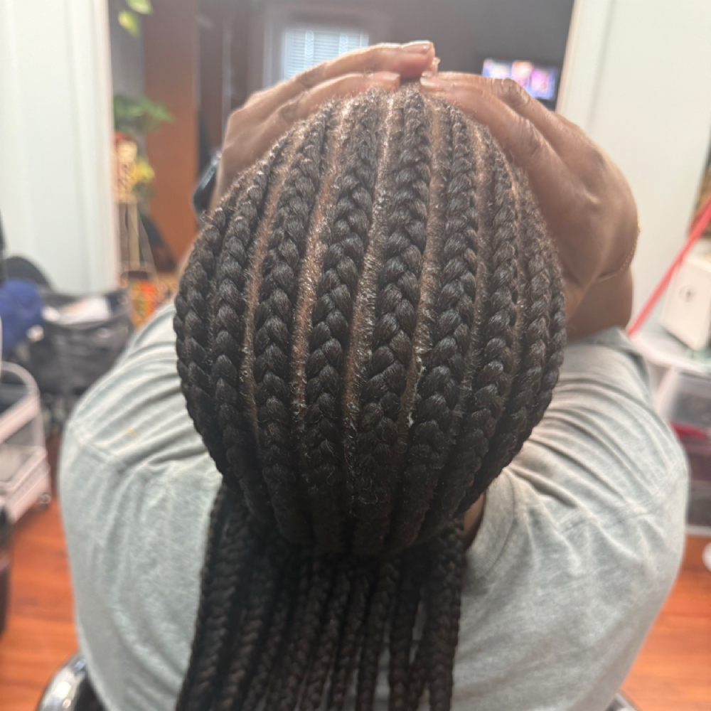Feed-In Cornrows(10 Or More)-$75&Up at Braid Nation, LLC in Smyrna, DE