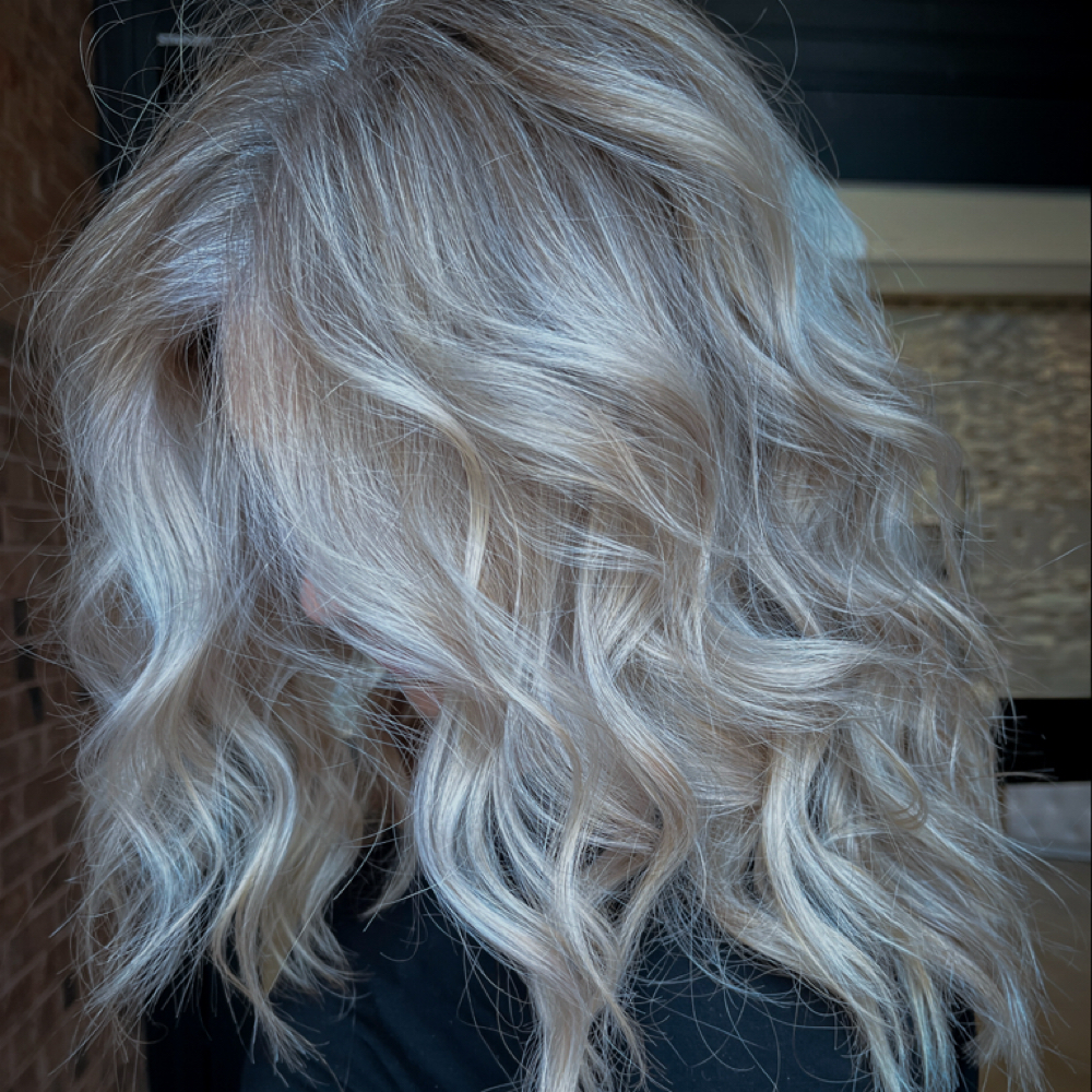 Full Custom Blonde at Bloom Hair Studio NJ in Turnersville, NJ