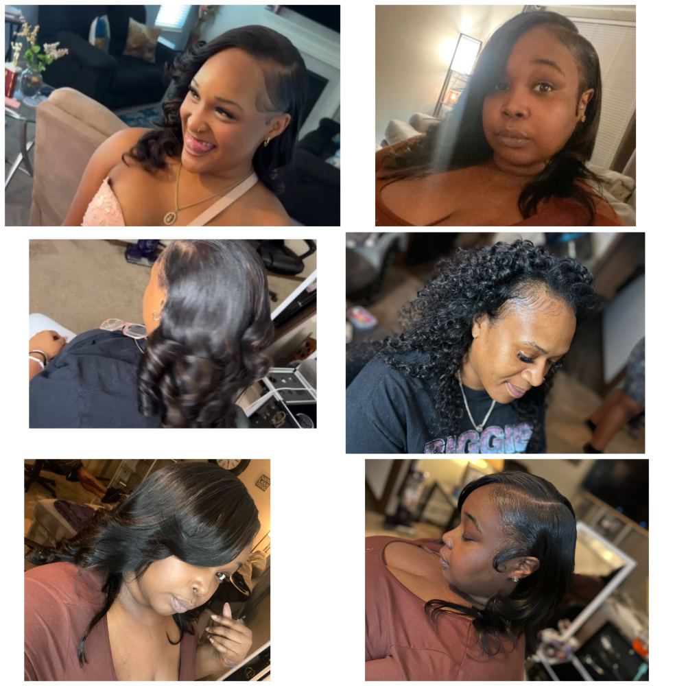 Quick Weave (+|- Leave Out) at Sittin’ Pretty Beauty Lab