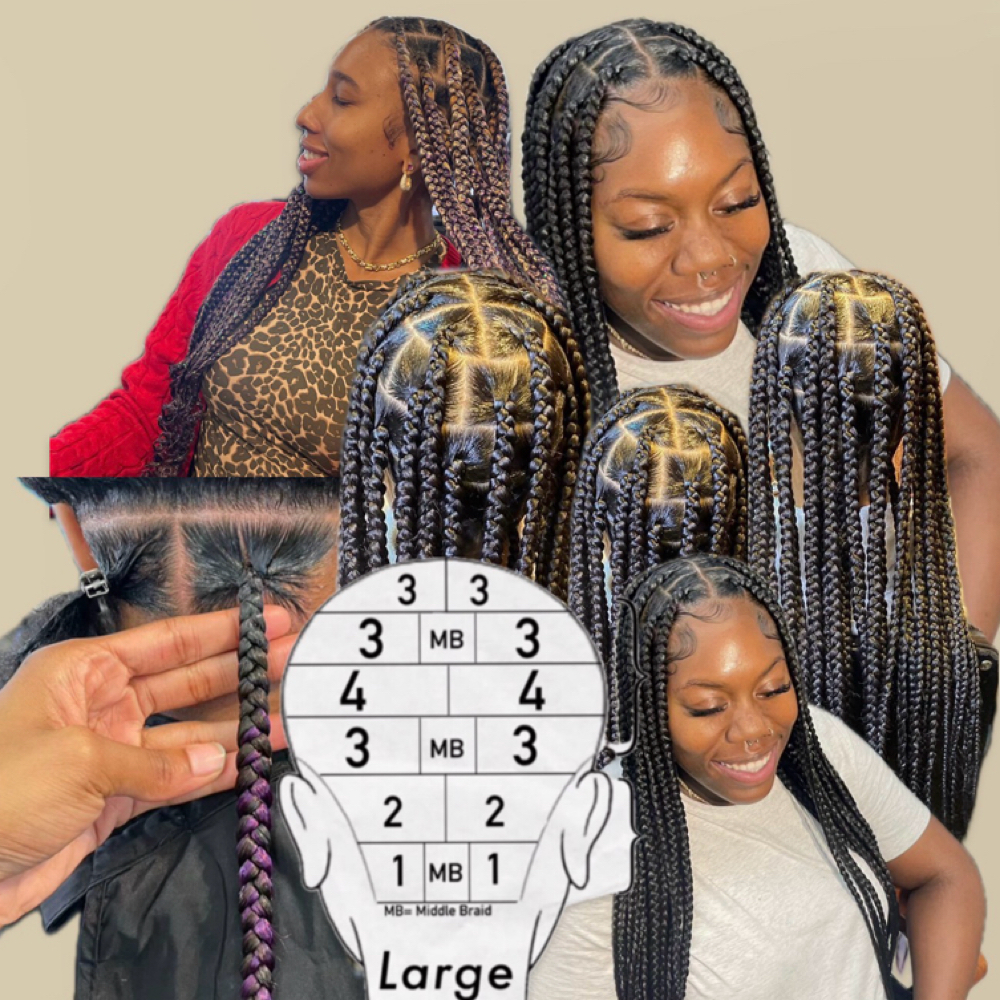Large Knotless at Stylesby.anna in Los Angeles, CA