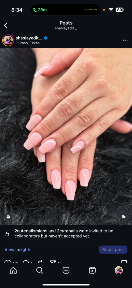 Basic Soft Gel Extension at Sheslayedit._ in El Paso, TX