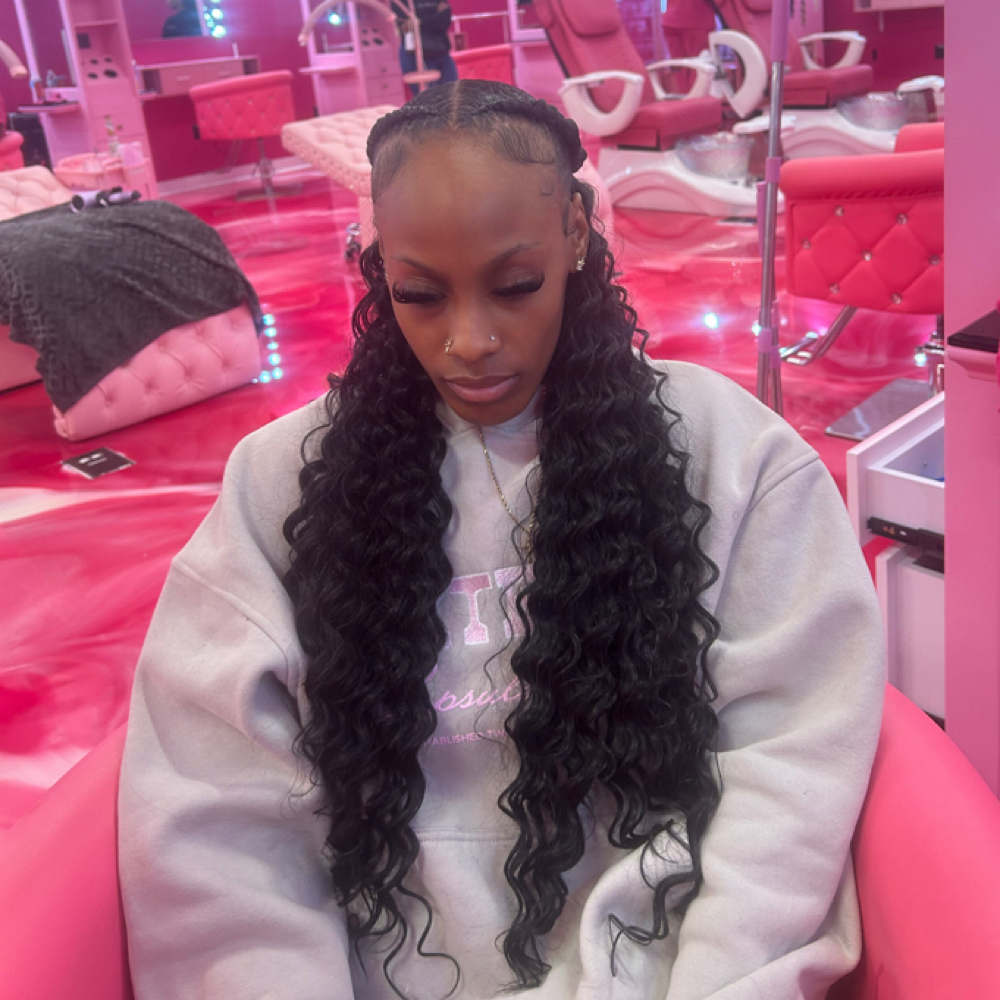2 Braids With Quickweave at Theestylestt in Sacramento, CA
