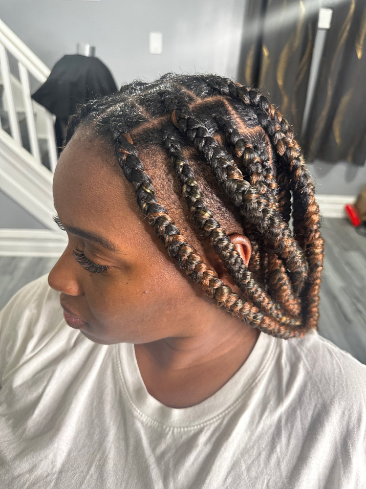 Medium Box Braids