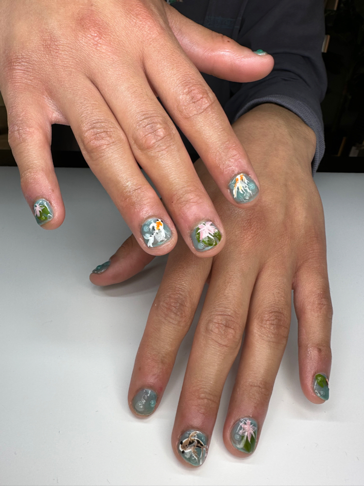 Gel Manicure + Nail Art