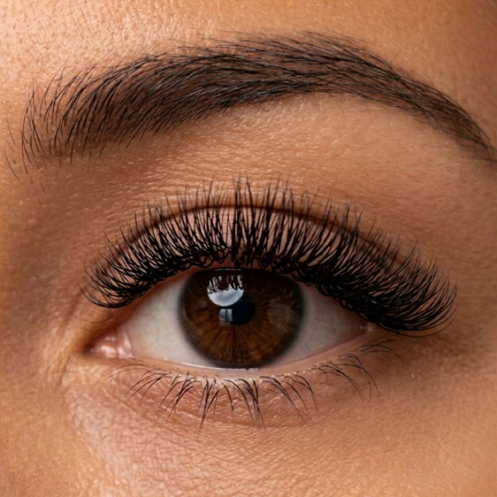 Hybrid Lash Set at The Glow Up Aesthetics Bar in Naugatuck, CT