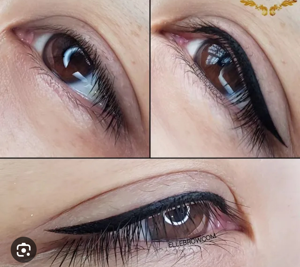 Eyeliner top eyelids