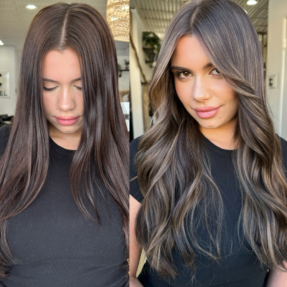 Dimensional Balayage at Único Hair Studio in Fullerton, CA