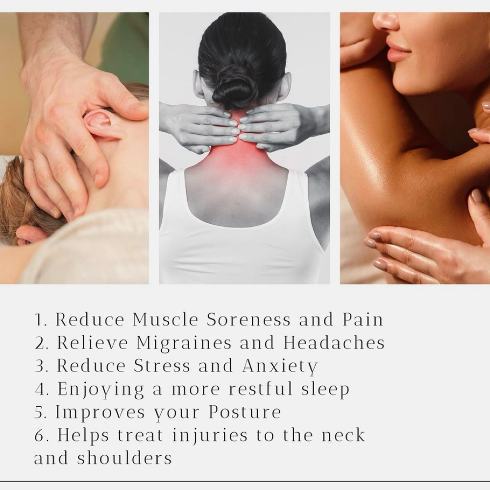Text Neck Tension  Release Massage at Complexions Esthetics llc in Forked River, NJ