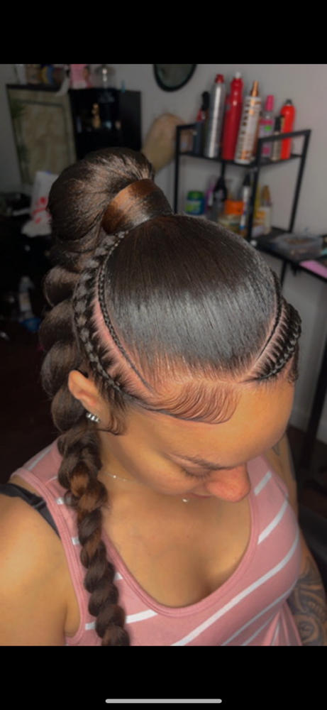 Sleek Ponytail Braid Luxe at Ashley Slayed It in Roseland/South Bend, IN