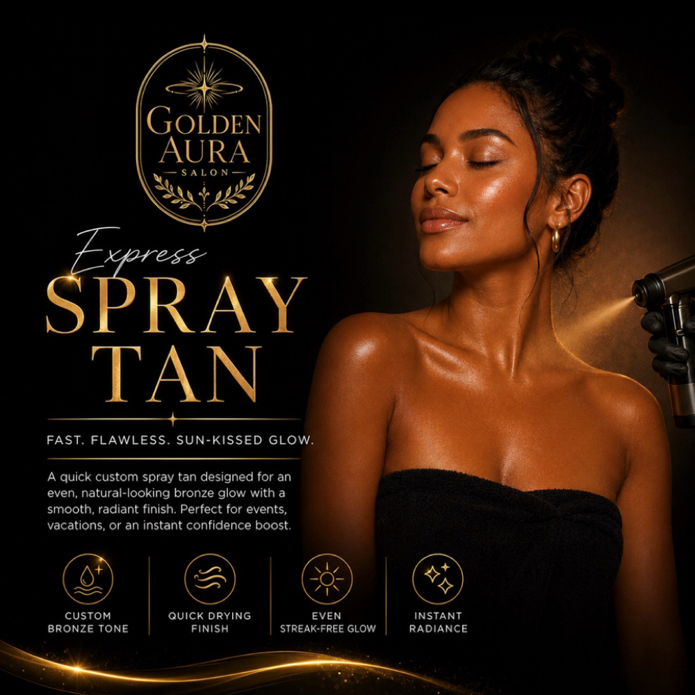 Express Spray Tan at Golden Aura Salon in Concord, CA