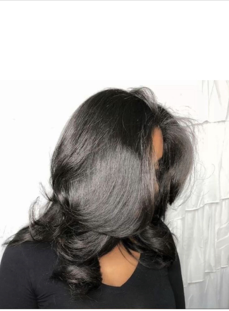 Natural Hair Blowout