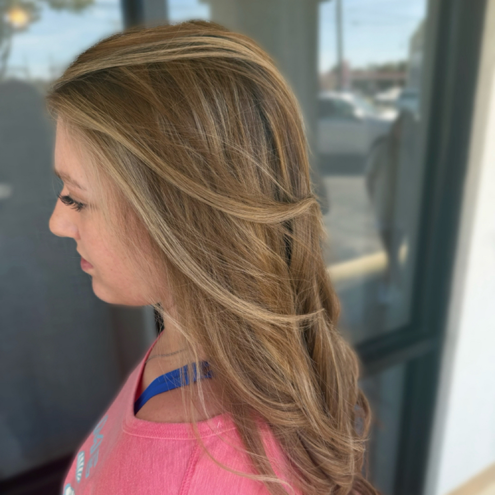 Face Framing Highlights at Kylie’s Chair-The Kat House Hair Studio in Navarre, FL
