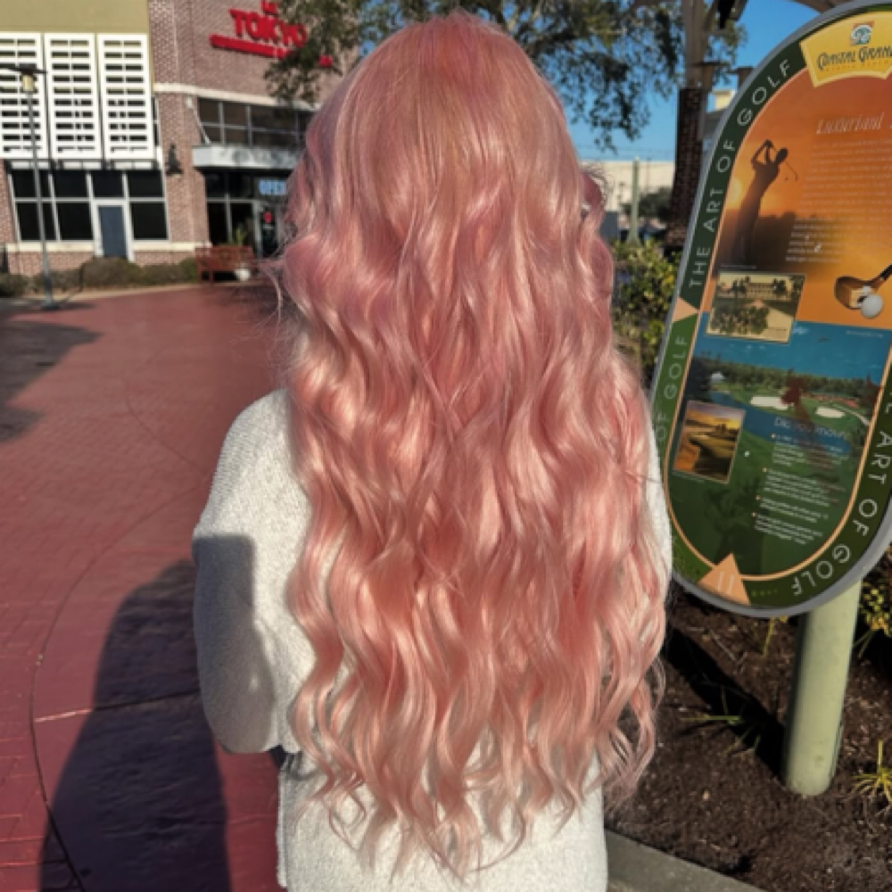 Hand-Tied Extension Application at Tay Does Hair in Conway, SC