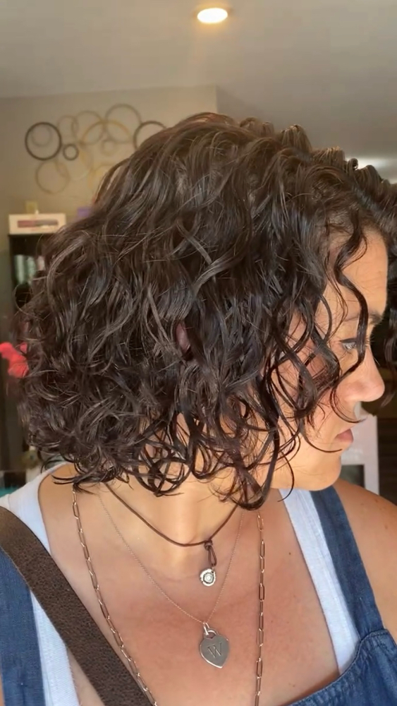 Enhanced Natural Curl at Hailey at the Shearer Shoppe in Seville, OH