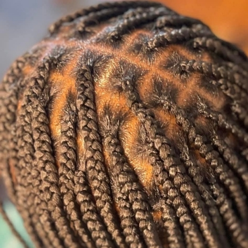Small Knotless Braids at Ms K Hair Braiding in Cincinnati, OH