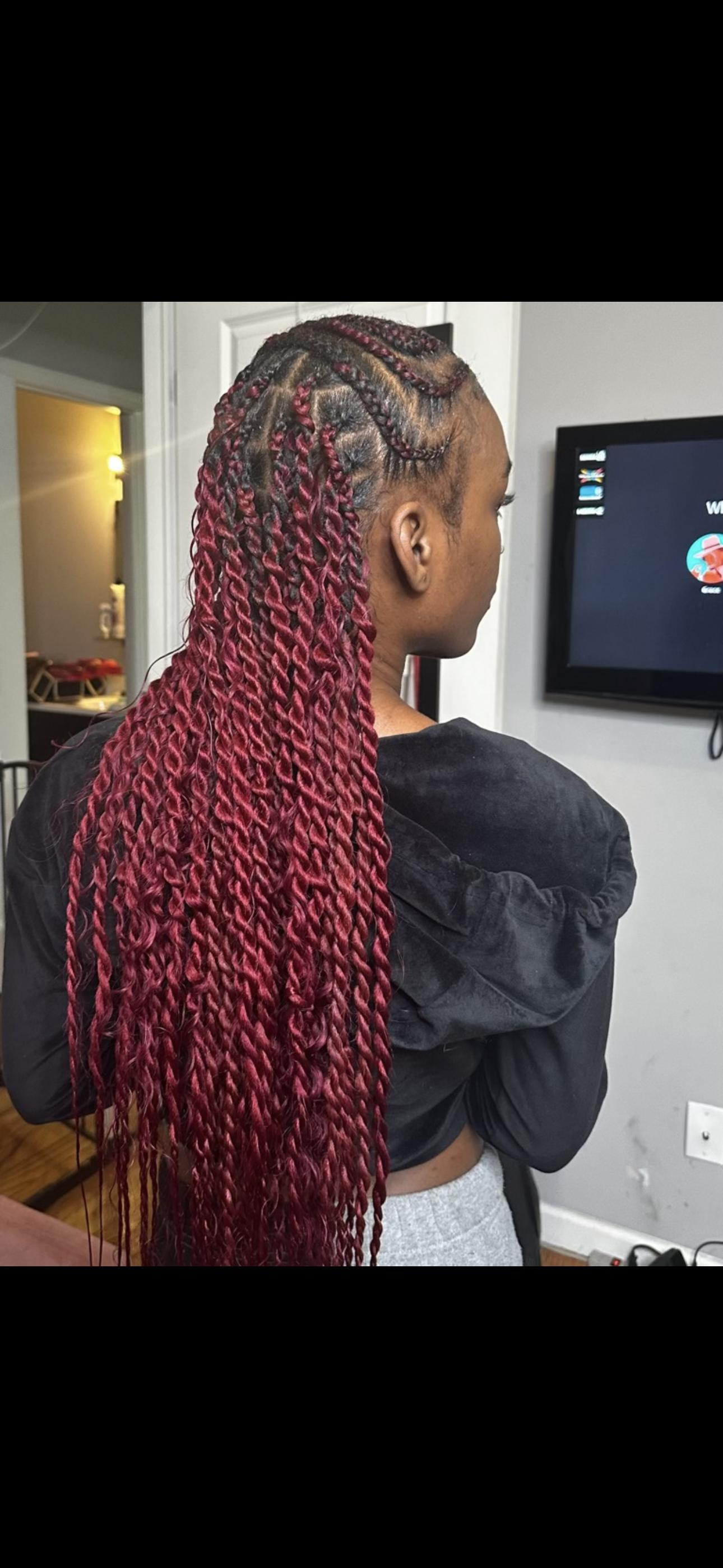 Corn Rows W/ FULANI Design