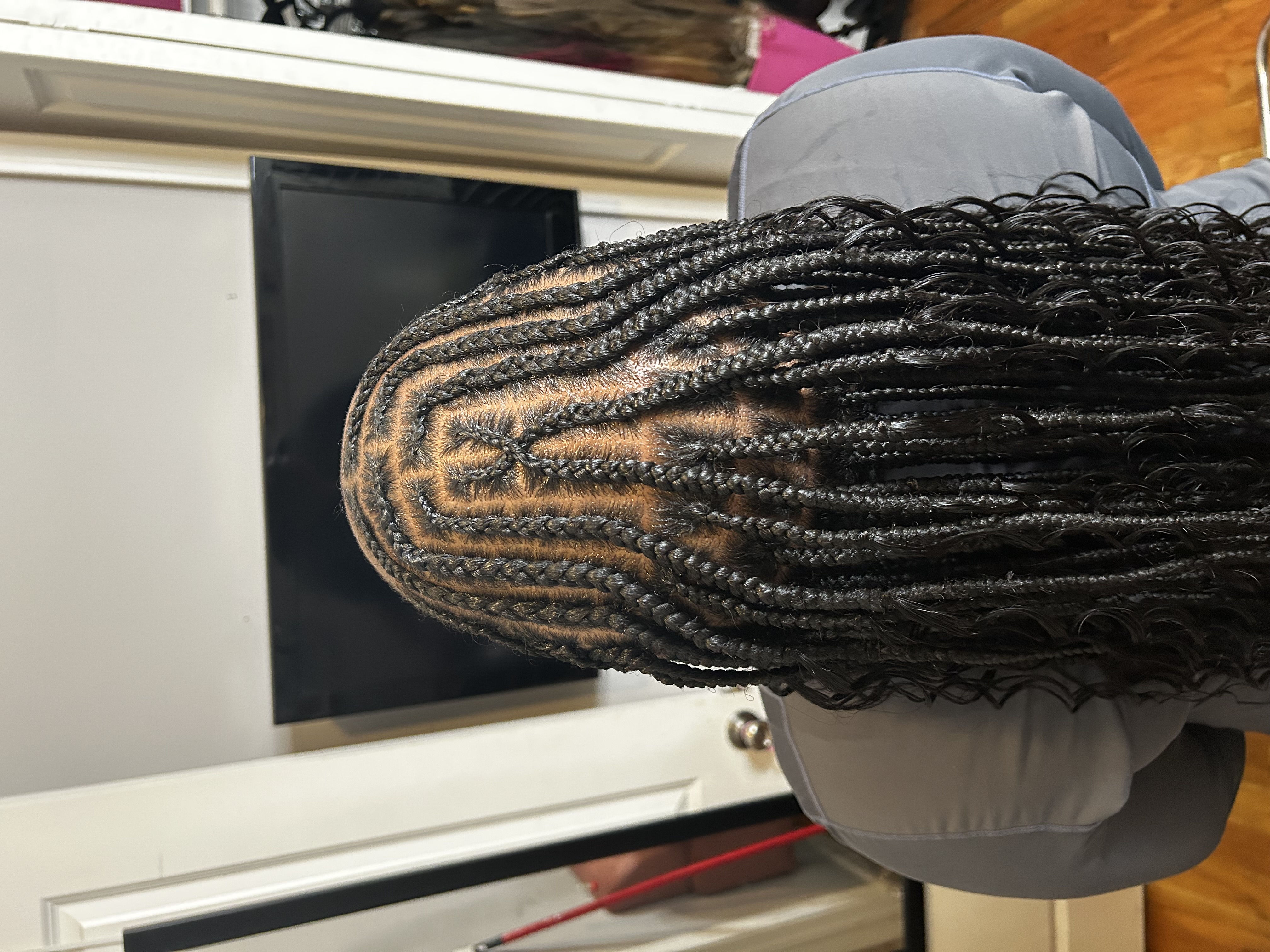 FULANI Corn Rows W/ Design at Touched by Grace in Jersey City, NJ