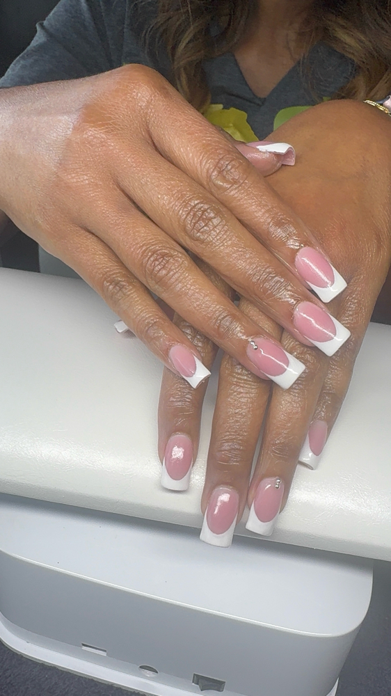 French/ Ombre Both Hands/Feet at Anointed Touch By Nijayia in Lillington, NC