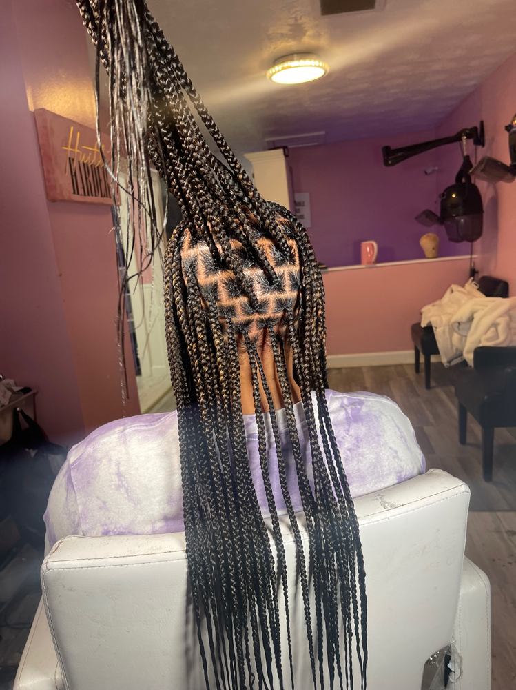 Medium Knotless Braids