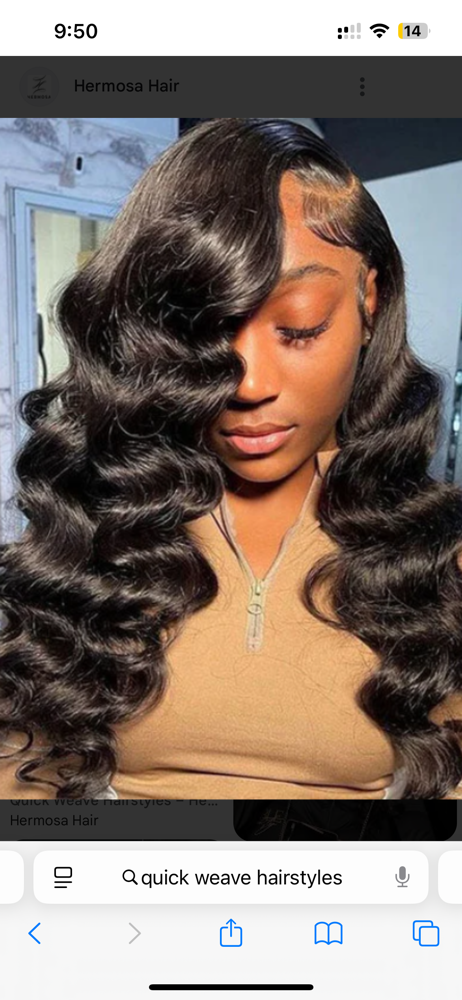 Quick Weave Install Only at Madrid Hair in Los Angeles, CA