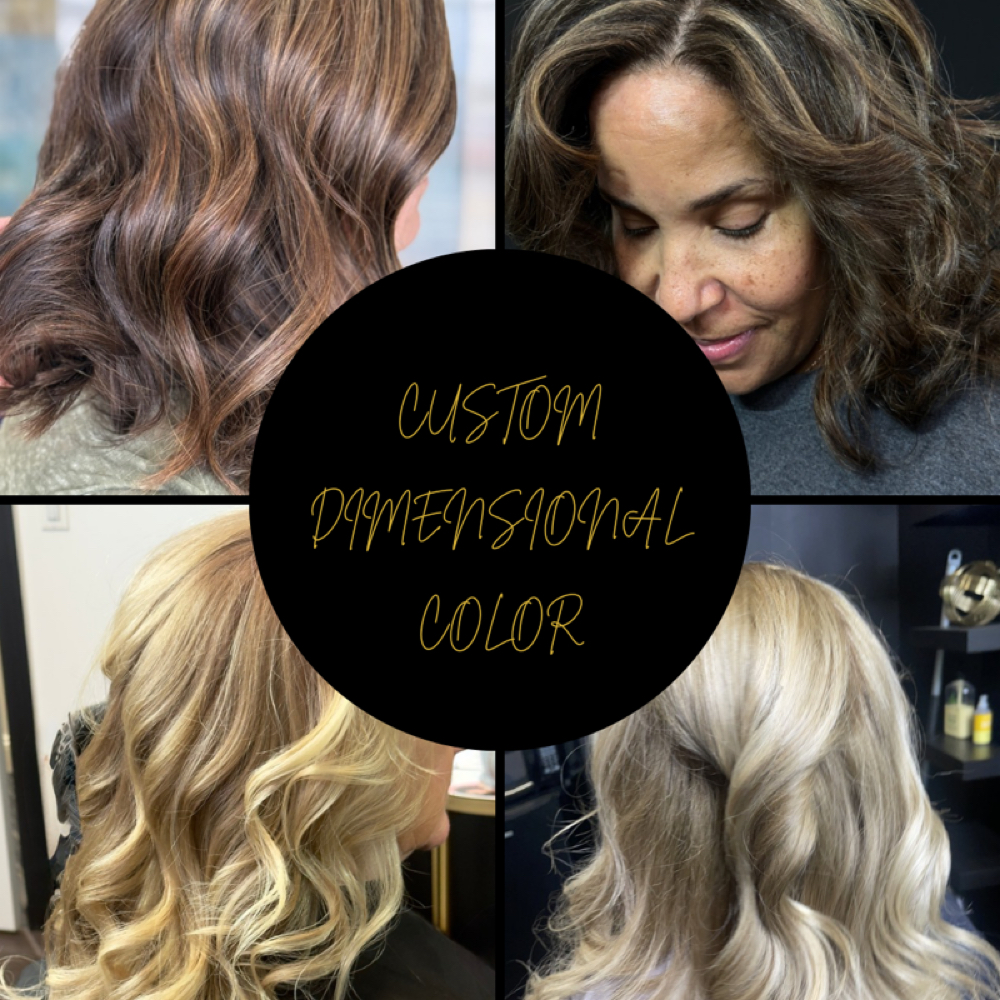 Custom Dimensional Color at Luxe Studio By Gina in Moorestown, NJ