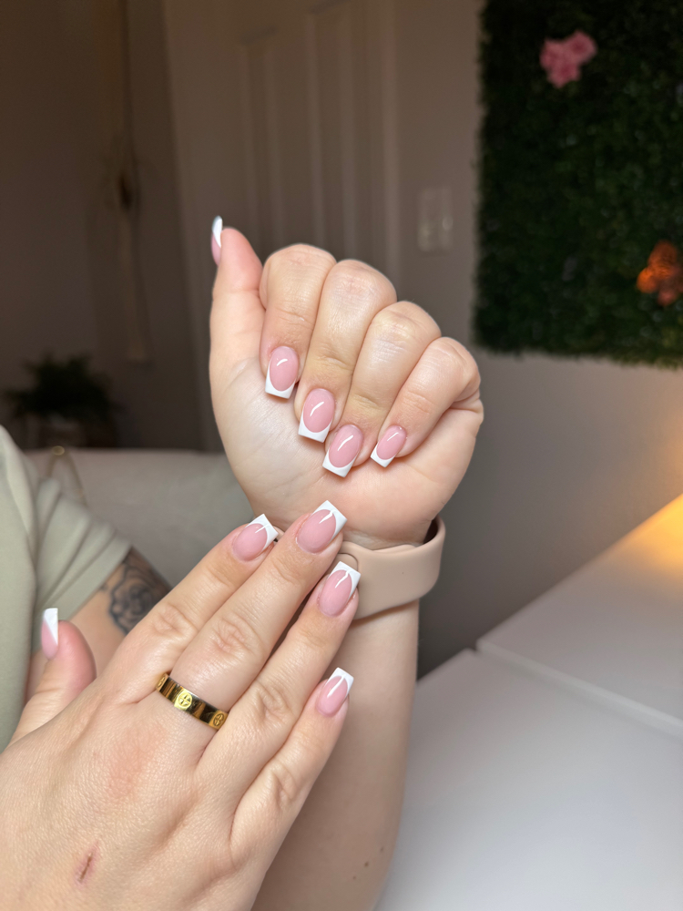 French Tips On All Nails