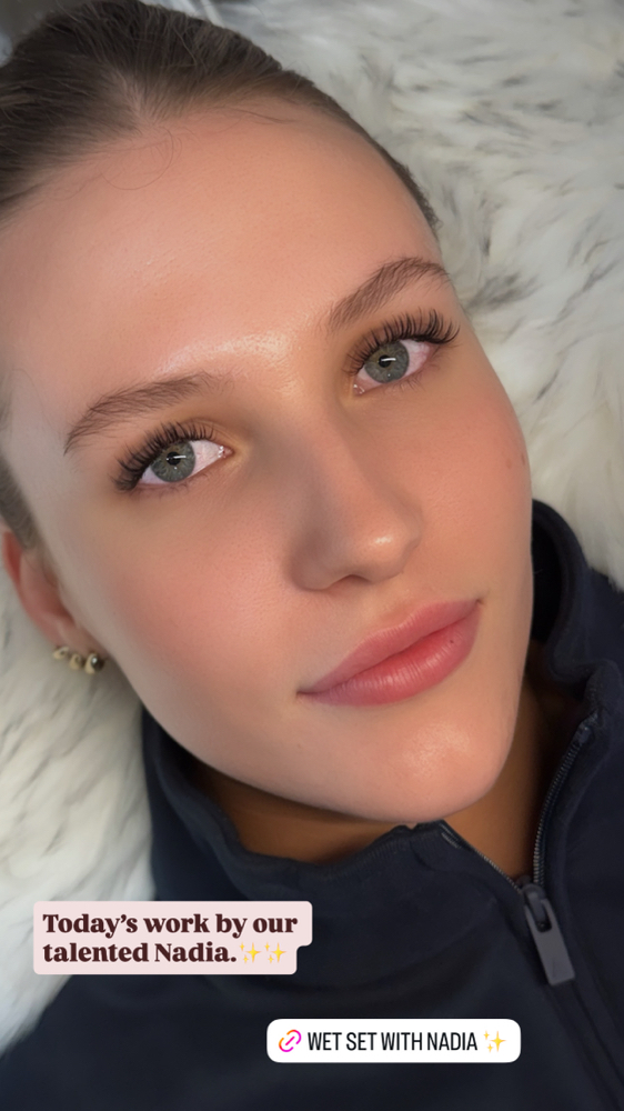 Wet Set + Consultation. at Goodlooks brows & lashes in Tustin, CA