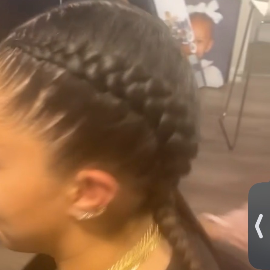 Feed-ins 2 Braids at Kricket Styles in Chula Vista, CA