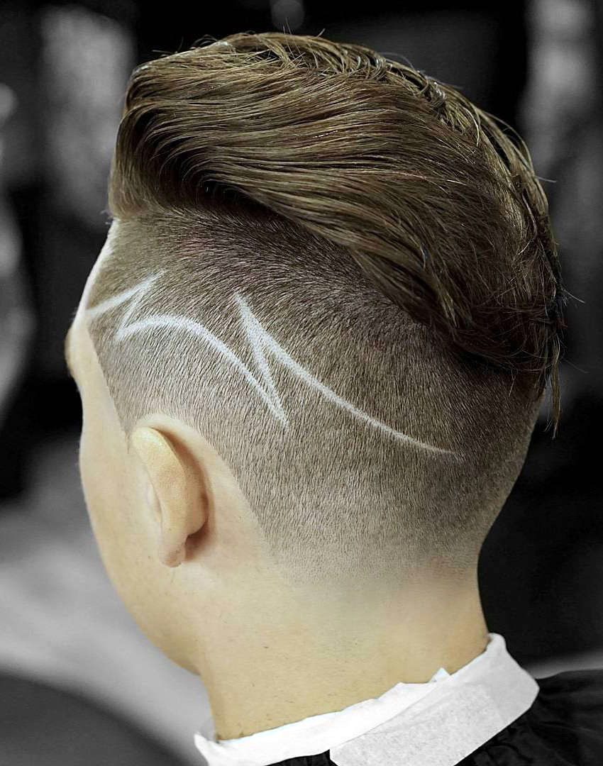 Mens Haircut & Designs with Barber