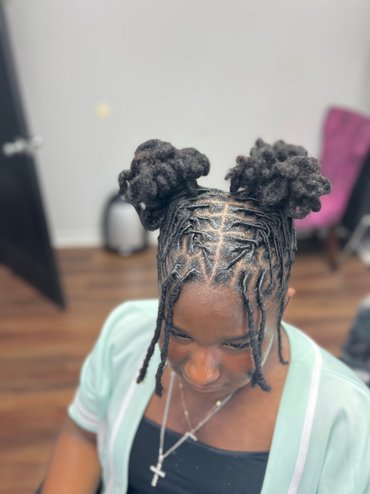 Loc Petals Updo w/Retwist