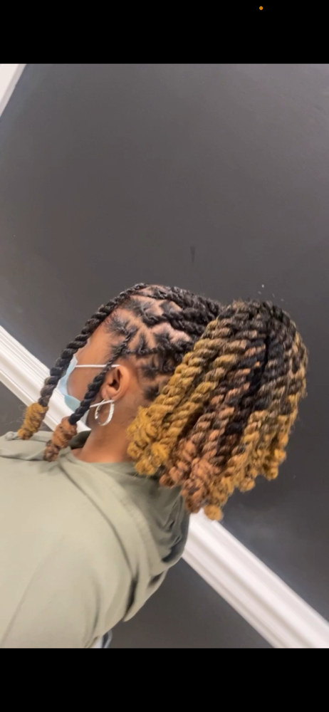 Extended Two Strand Twist W/ Style