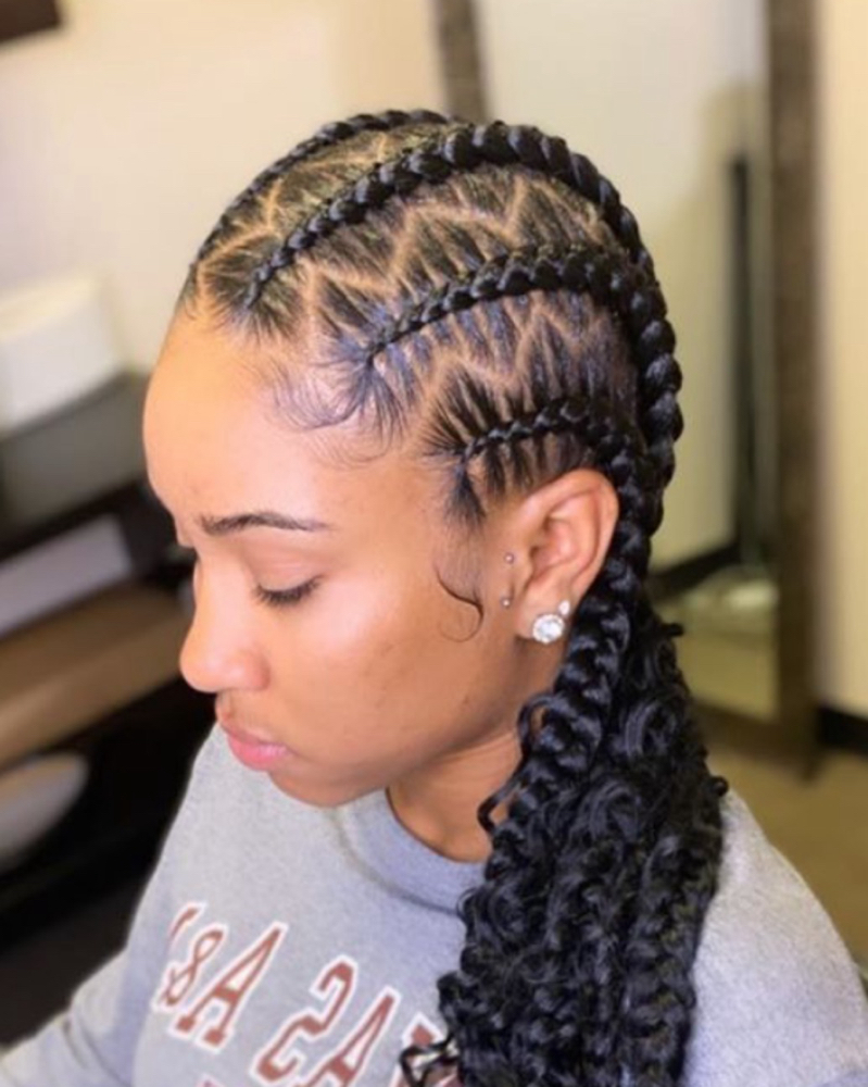 Boho Cornrow Braids