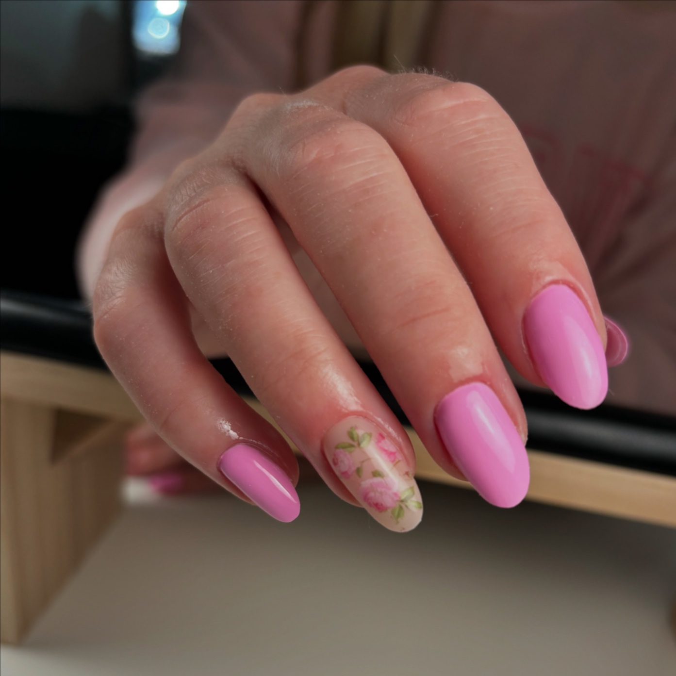Hard Gel Almond/square (medium) at Delicacy Nails LLC in Brandon, FL
