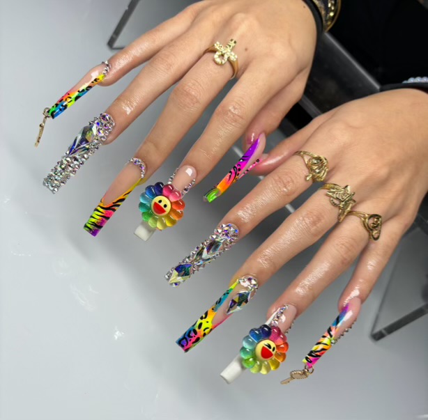 Extra Bold Bling Creative (Design is up to me ) at ChantelBossynails in Charlotte, NC