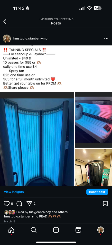 Tanning Bed *unlimited*