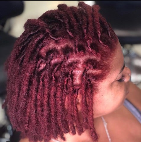Loc Retwist W/ Detox & Color