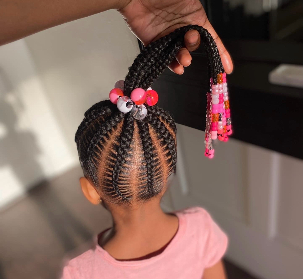 Kid Braids at Dreya The Artist in Grand Prairie, TX