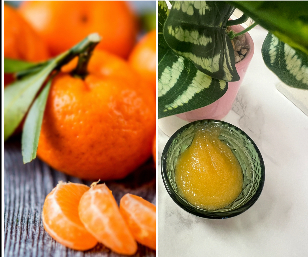 Mandarin Orange Back Exfoliation