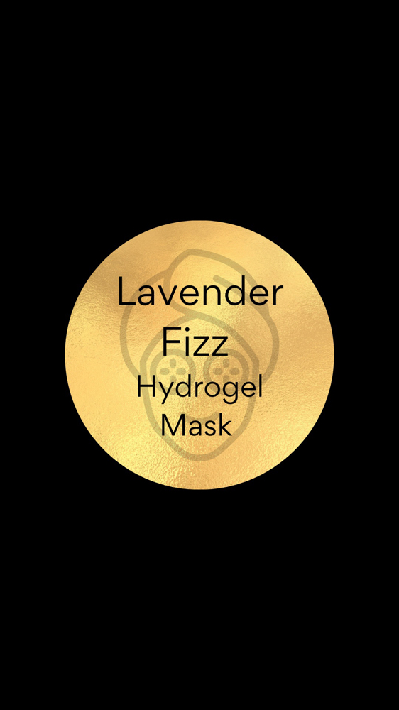 Lavender Fizz Hydrogel Face Mask