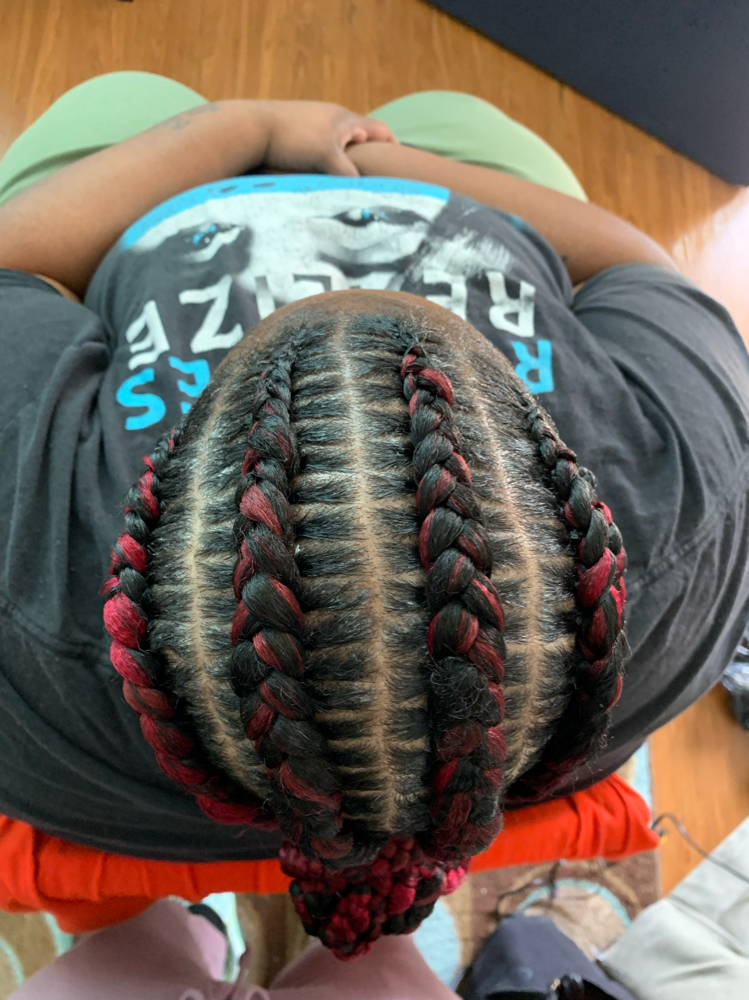 Stitch Braids To The Back