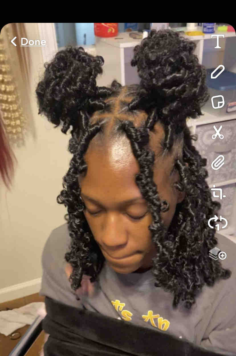 Butterfly Soft Locs(short)