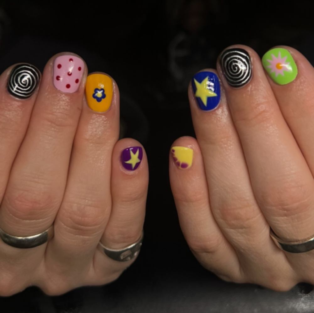 Hand-painted Art: Complex TEIR4 at Mad Nail Designs in Sandy, UT