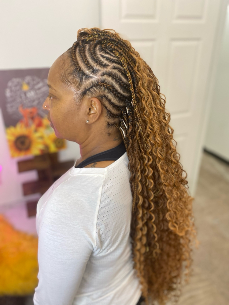 Braided Exxxtra Boho Mohawk