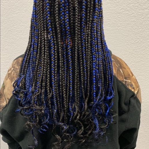 Box Braids Med Midback Length at KAAATWALK Hair Studio in Virginia Beach, VA