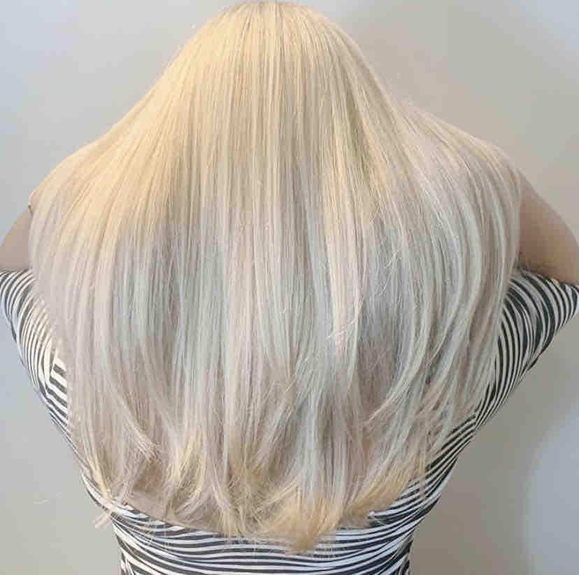 Full Head Bleach Out And Tone