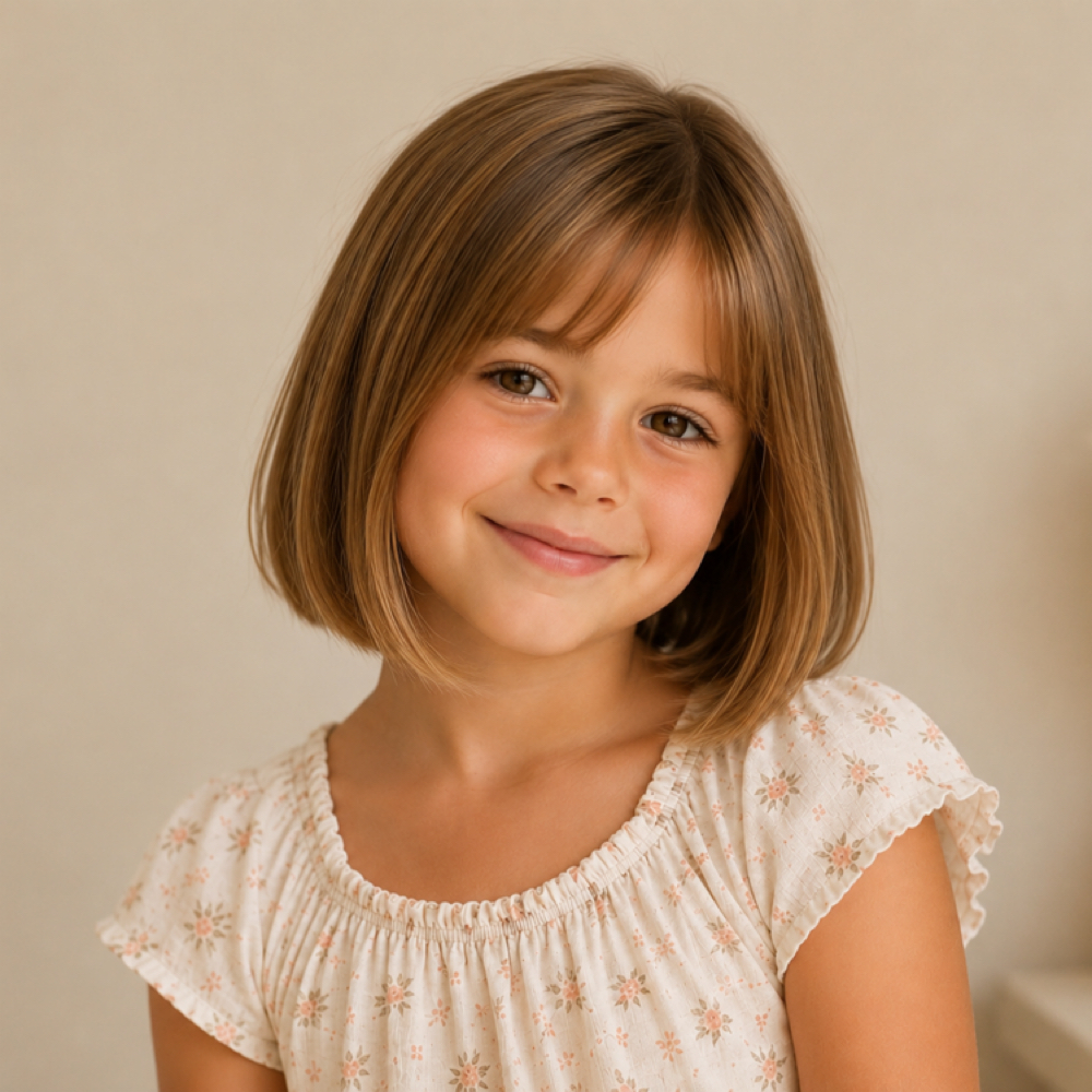 Little Girls Haircut & Style at Luxe Studio in Palmdale, CA