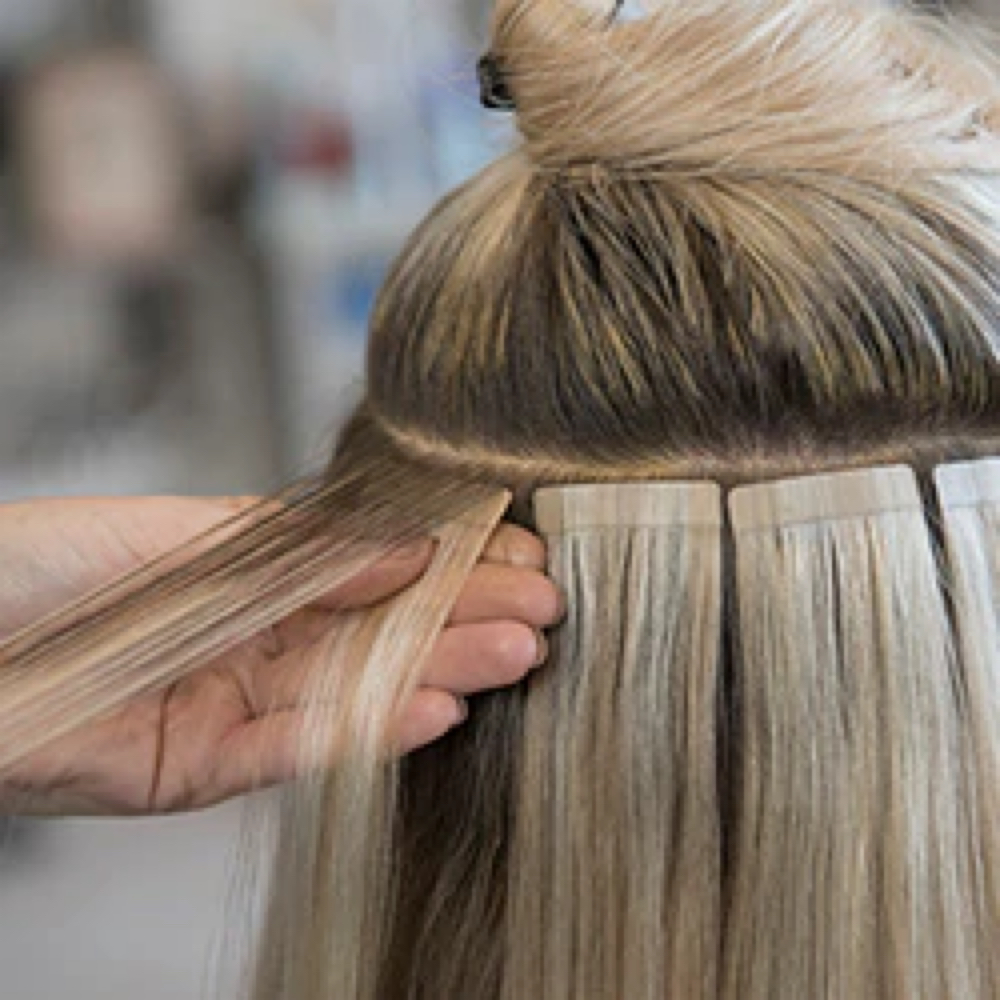 Tape In Extensions Maintenance at S Charles Beauty Co in Baltimore, MD
