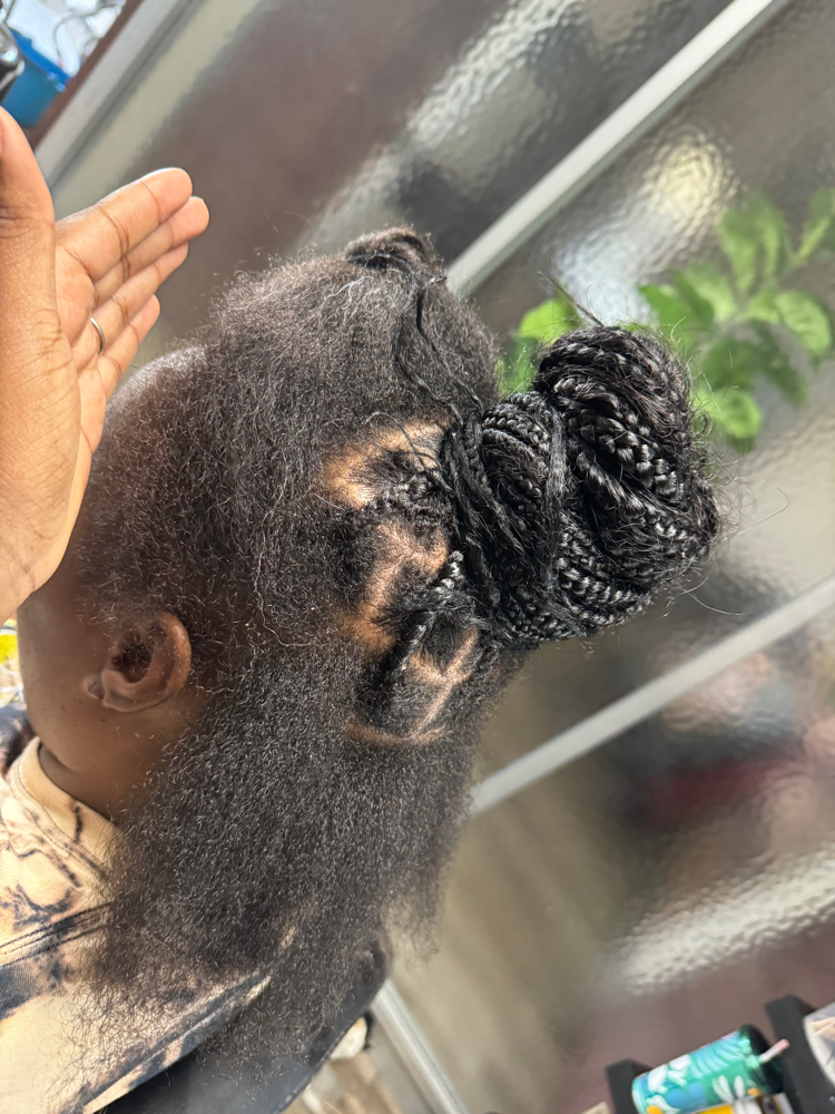 knotless touch up