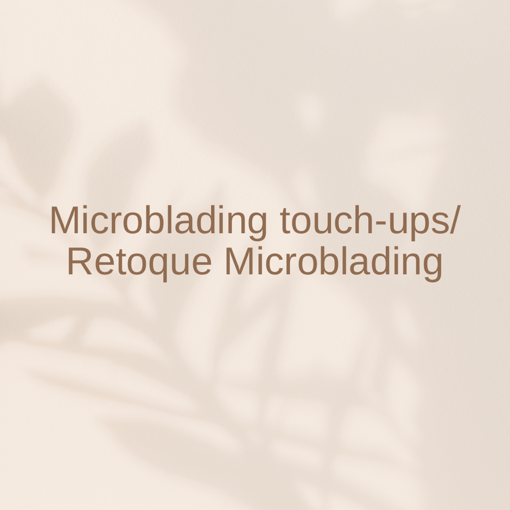 Microblading Touch-ups/ Retoque